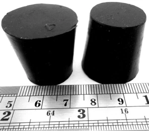 Rubber Stopper Hole Plug Push-In Fit 20.mm To 25mm Hole - Durable! Free Shipping - Picture 1 of 12