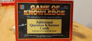 MB GAME OF KNOWLEDGE ADDITIONAL QUESTIONS SET 1985 SEALED CARDS BOARD GAME - Picture 1 of 2