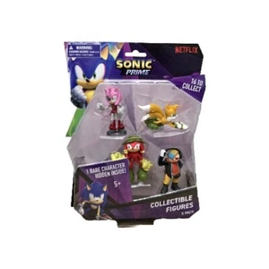 SEGA Netflix Sonic Prime 2.5" Figures - Set Of 5 With RARE SONIC CHASE Included - Picture 1 of 6
