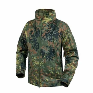 Helikon-Tex Gunfighter Softshell Army Jacket Outdoor German Bw Flecktarn Small - Picture 1 of 20