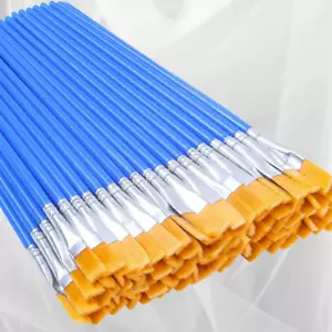 50 Pcs Flat Paint Brushes for Touch Up, Small Paint Brushes for Classroom Craft - Picture 1 of 8