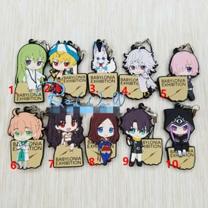 Anime Fate/Grand Order Rubber keychain Key Ring Race Straps cosplay - Picture 1 of 1