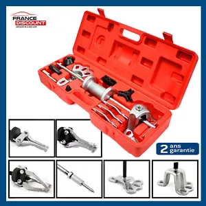Coffret 9 modes arrache extracteur de roulement marteau a inertie 16 pièces - Imagen 1 de 7