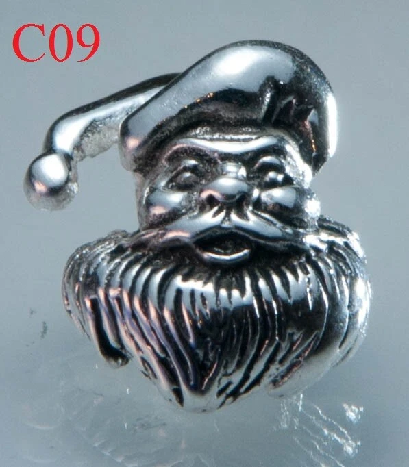 Exklusiv 2 Stück Ausverkauf! C 9 Pure Silber Charmante Perlen für Armband - Bild 1 von 4