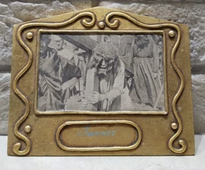 Antique Picture Of Good Friday Jesus Hold Cross Jerusalem Pain Crown Of Thorns - Picture 1 of 4