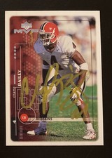 CHAMP BAILEY WASHINGTON REDSKINS AUTOGRAPHED SIGNED FOOTBALL CARD