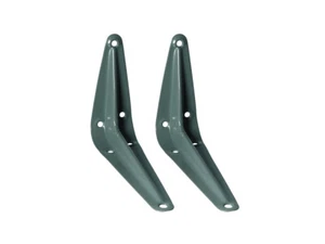New 24 X Shelf Support London Type Brackets Grey 3 &Quot; X 4 &Quot; 75mm X 100m - Picture 1 of 1