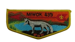 Miwok Lodge 439 Santa Clara County Council CA Flap YEL Bdr (LX862) - Foto 1 di 2