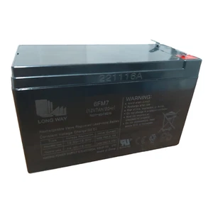 LONGWAY Rechargeable Battery 12V7AH20HR 6FM7 Children Car Lead Acid Replacement - Picture 1 of 8