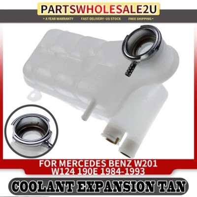 加压冷却液水库适用于梅赛德斯奔驰 W201 W124 190D 190E 300CE 300TE — 第 1/4 张图片