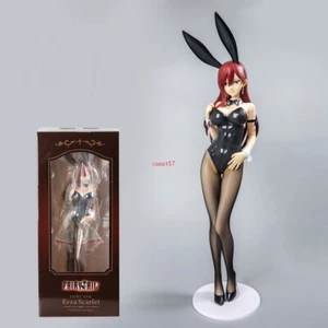 Anime Fairy Tail Erza Scarlet Bunny Girl Ver 1/4 Figure PVC Model Ornaments Toys - Picture 1 of 13