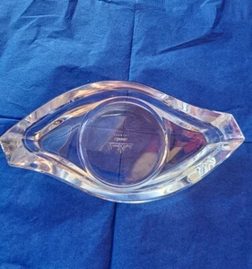 Signed ROSENTHAL Classic 24 % Lead Crystal Germany WAVE Design Crystal VOTIVE / - Picture 1 of 4