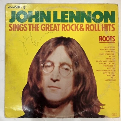 John Lennon - Sings The Great Rock & Roll Hits “ROOTS” (NOT A COUNTERFEIT) 1975 - Image 1 of 4