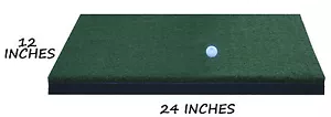 12" x 24" Nylon Golf Mats Turf Chipping Driving Range Practice Mat Training Aid - Picture 1 of 3