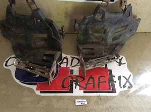 2003 Polaris predator 500 foot pegs heel guards rests - Picture 1 of 6