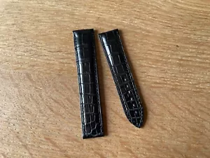Omega Leather Strap - Black Genuine 18 Mm - Watches Collectors - Picture 1 of 6