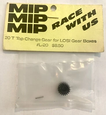 Engranaje de cambio superior MIP 20t vintage para cajas de engranajes Team Losi L-20 L20 XXT XX 1/10 Foto 1 de 4