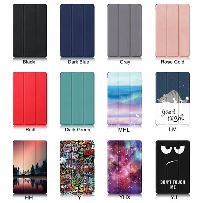 For Lenovo Tab M11 K11 M10 M9 M8 P12 P11 Nook 9" 11" Case Smart Shell Fold Cover - Image 1 of 4