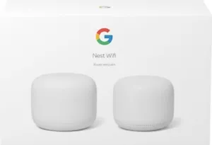 Google Nest Wifi 1000 Mbps router e punto - bianco neve (GA00822-GB) - Foto 1 di 4
