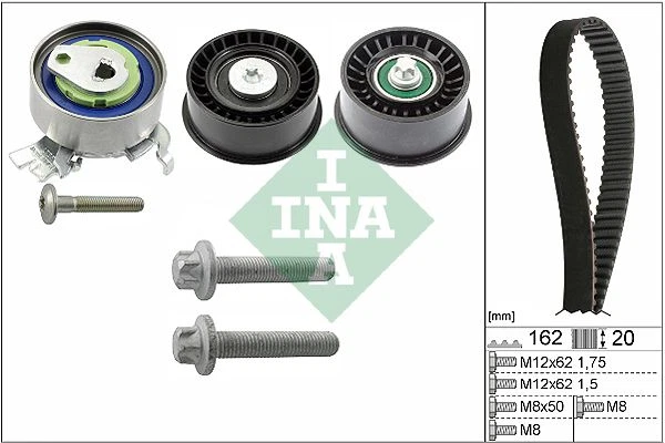 Kit de Distribución Opel Zafira A Astra G Corsa C 1.4 1.6 1.8 16V INA 530044110 - Imagen 1 de 1