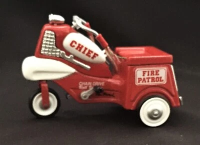 Dollhouse Miniature 1:12 Vintage Xonex Fire Patrol Petal Tricycle MH129 - Image 1 of 4