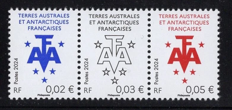 FSAT / TAAF 2024 MINT NH  SMALL VALUE STAMPS  (.02, .03, .05 €) - Image 1 of 1