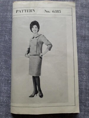 Vintage Suit Sewing Pattern Bust Size 38 No 6385 UNUSED - Image 1 of 3