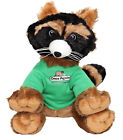 Rocky the Raccoon Brown Plush, 9 Inch - Made of Polyester - Once Again