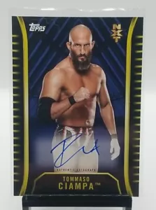 Autografo Tommaso Ciampa 2018 Topps WWE NXT #A-TC ~ #/50 - Foto 1 di 3