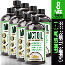 100% PURE MCT Oil (Raise Ketones High Faster C8 & C10 MCTs) - Thermogenic Paleo