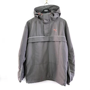 Puma Cell M 1/4 zip hooded pullover windbreaker anorak Grey - Picture 1 of 8
