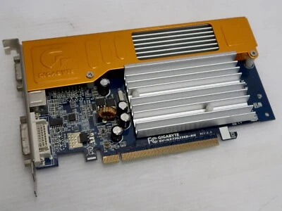 GeForce 7300 GS, 256MB DDR2, PCI-E, VGA, DVI, Gigabyte GV-NX73G256D-RH - WORKING - Image 1 of 4