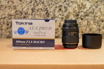 Объектив Tokina AT-X PRO 100 мм f/2.8 для серии n ikon f  - Изображение 1 из 4