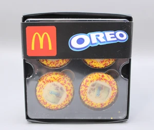 OreoiD McDonalds Oreo Fudge McFlurry Cookies 4 Count 1/2500 Not For Consumption - Picture 1 of 4