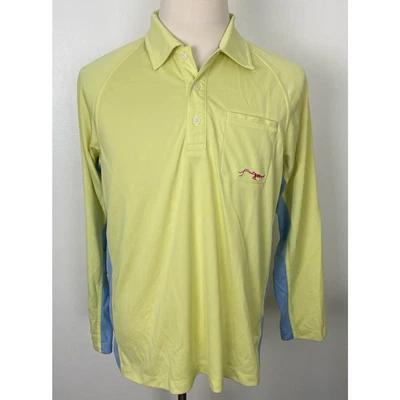 Hombre True Flies Rendimiento Bolsillo Manga Larga Atlético Polo, L Foto 1 de 4