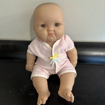 Berenguer Newborn Baby Doll 13" Vinyl Doll With Pink Outfit - Image 1 of 4