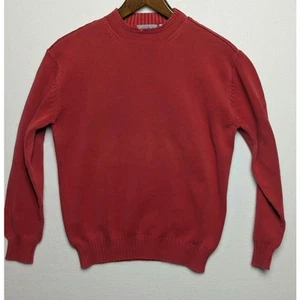 Vintage Sperry Top Sider Red Cotton Crewneck Sweater Men's Size M - Picture 1 of 7