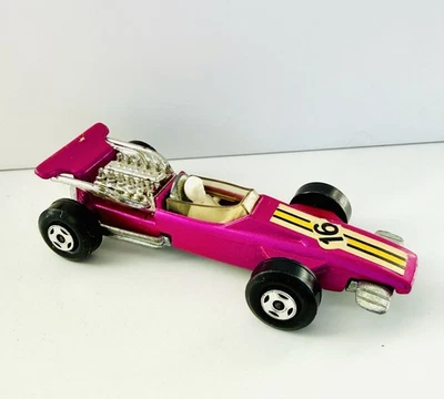 Vintage 1971 Lesney Matchbox Superfast #34 Formula 1 Pink 16-Made in England 16 - Image 1 of 4