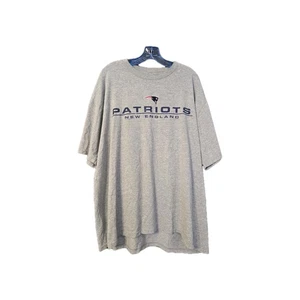 Vintage CSA 2000 NFLP New England Patriots Gray T- Shirt Embroidered Patch XL - Picture 1 of 10