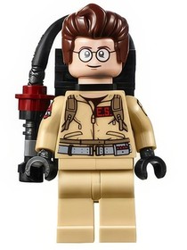 NEW LEGO DR. EGON SPENGLER minifigure from Ghostbusters set 75827