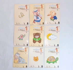 Applique Patches Lot for Children & Baby Clothing La Stephanoise Made in France - Picture 1 of 3