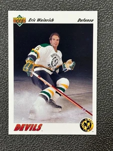 1991-92 Upper Deck - Equipo All-Rookie Eric Weinrich #44 francés - Imagen 1 de 2