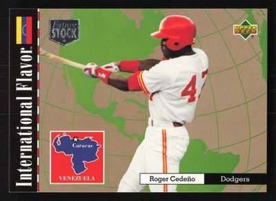 1995 Upper Deck Minor League #107 Roger Cedeno Future Stock Card TCCCX - Image 1 of 2
