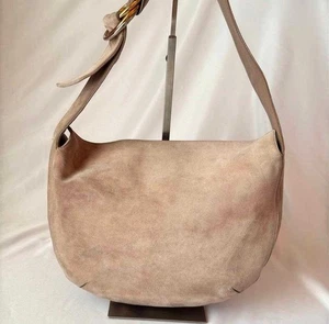 Cartier Shoulder Bag Suede Beige Casual Women's Pre-Owned From Japan - Picture 1 of 16