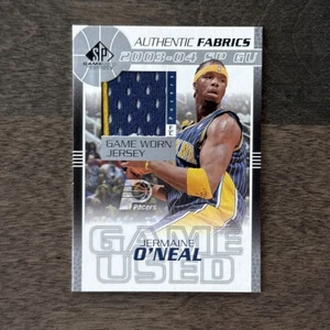 2003-04 SP Juego Usado - Telas Auténticas Jermaine O'Neal #JO-J (MEM) - Imagen 1 de 2