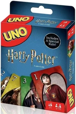 UNO Harry Potter Card Game Japan Edition Mattel Sorting Hat Rule Magic Toy New - Image 1 of 2