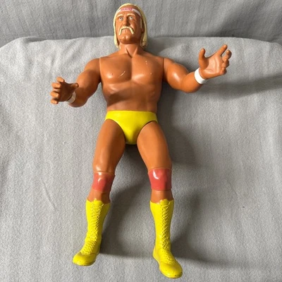 "Figura de acción de colección 1985 WWE WWF Hulk Hogan Hulkamania 15"" lucha libre original EE. UU." Foto 1 de 4