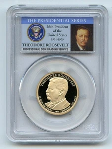 2013 S $1 Theodore Roosevelt Dollar PCGS PR70DCAM - Picture 1 of 1