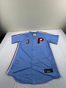 NWT Men's Philadelphia Phillies Bryce Harper Nike Powder Blue Alternate Jersey-M - Picture 1 of 10