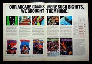 1983 Atari Bally Midway Sega Spy Hunter, Tapper Video Games Vintage Print Ad - Picture 1 of 1
